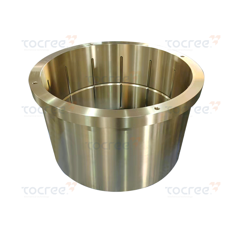 جلبة نحاسية مع أخدود الشحوم