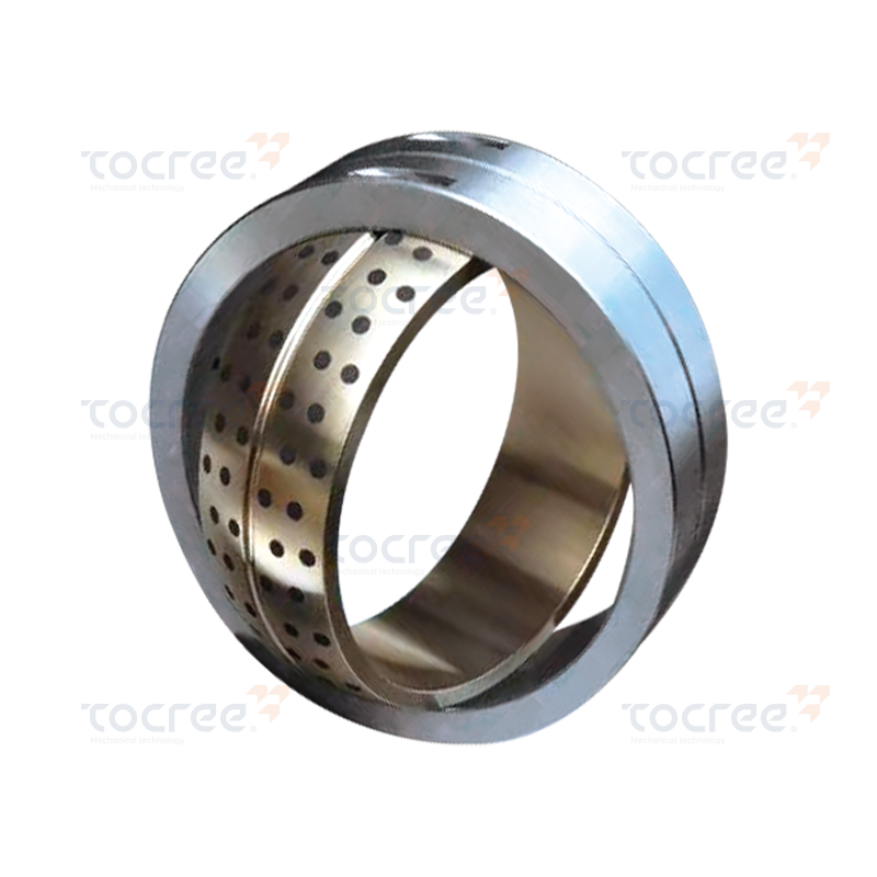 محمل كروي ثنائي المعدن ذاتي التشحيم