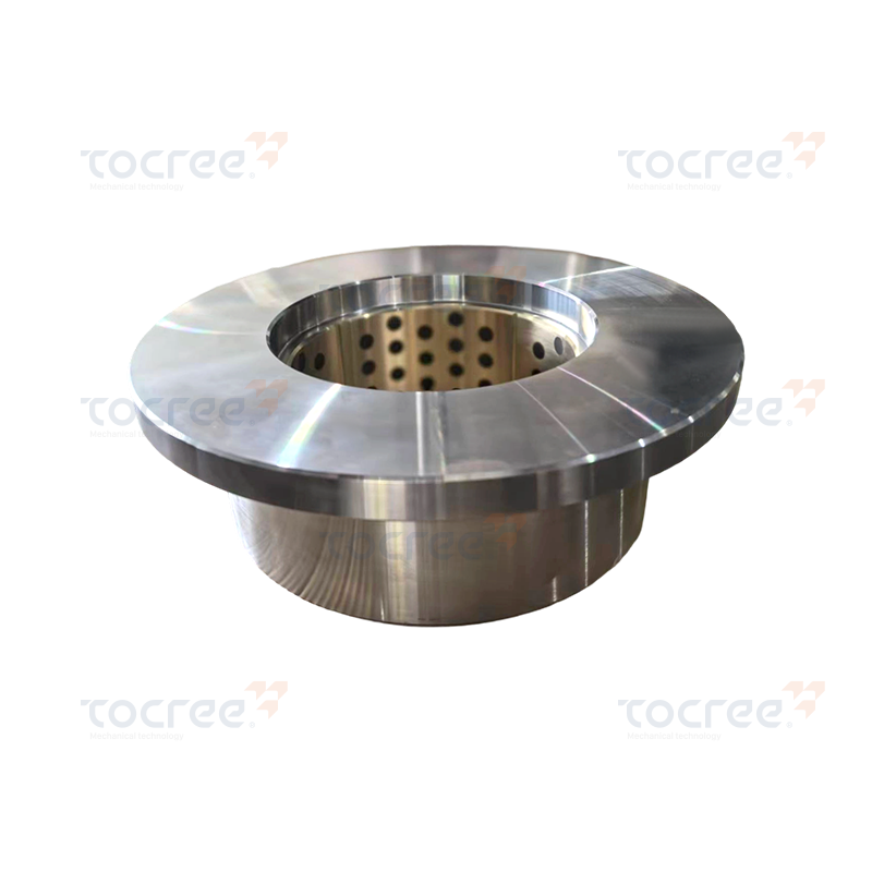 جلبة ذات حواف من النحاس والفولاذ